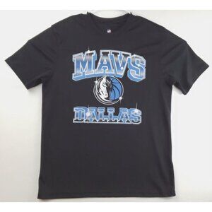 U-Brand Dallas Mavericks T-Shirt Mens Large Black NBA Short Sleeve